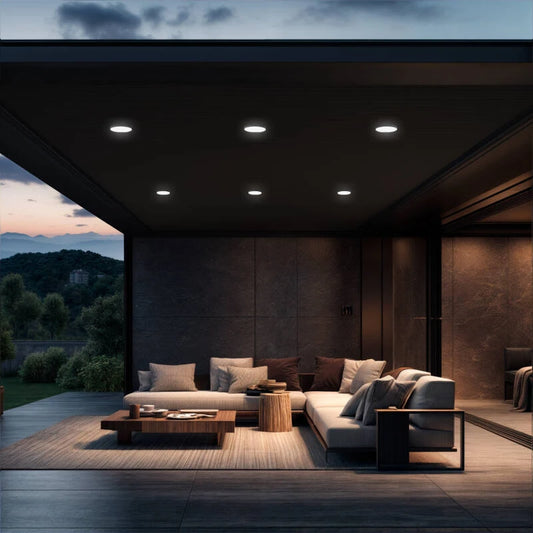 LED-Deckenleuchte 4000K neutralweiß für Flur oder Eingangsbereich.