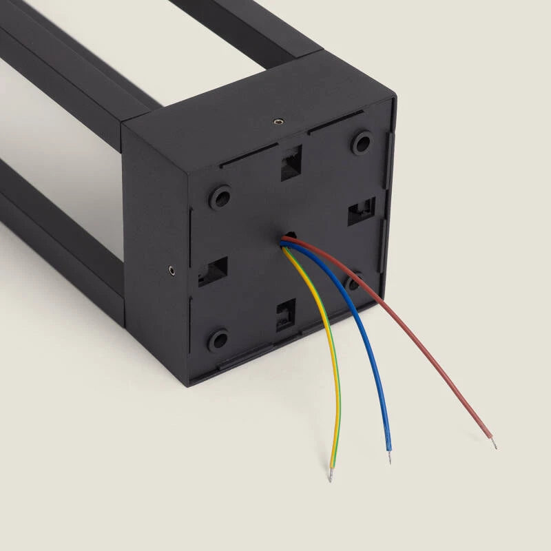 LED-Pollerleuchte 60 cm aus Aluminium in Anthrazit, 7W, 750 lm, warmweiß 2700K, stoßfest IK08, ideal für Gartenwege.