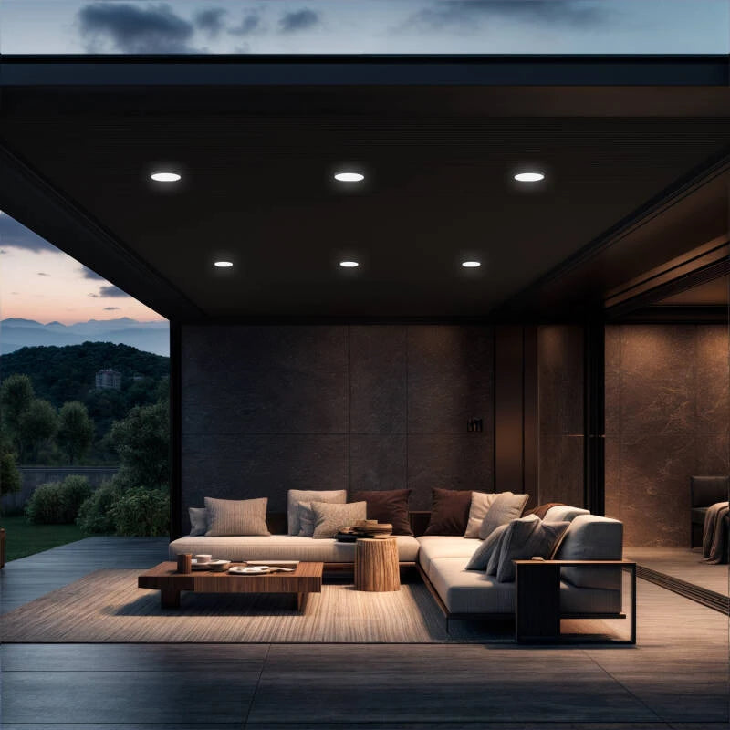 LED-Deckenleuchte 4000K neutralweiß für Flur oder Eingangsbereich.