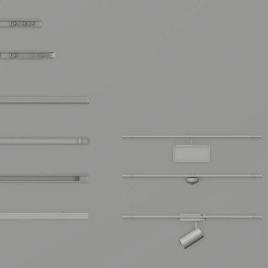 Detailansicht der Linsentechnologie und 8-Leiter-Durchgangsverdrahtung des LINEVA LED-Lichtbandsystems